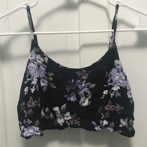 Floral crop top